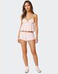 EDIKTED Dream Babydoll Waffle Tank Top image number 2