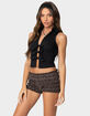 EDIKTED Beau Tie Front Top image number 3