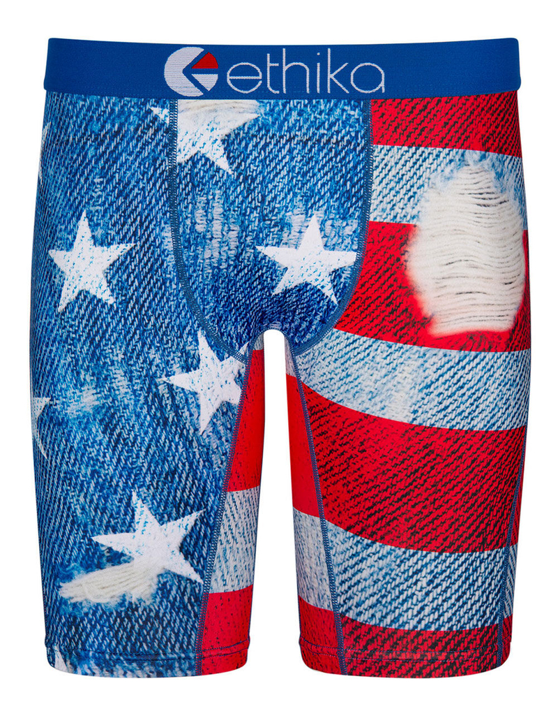 ETHIKA Denim Flag Staple Boys Boxer Briefs image number 0