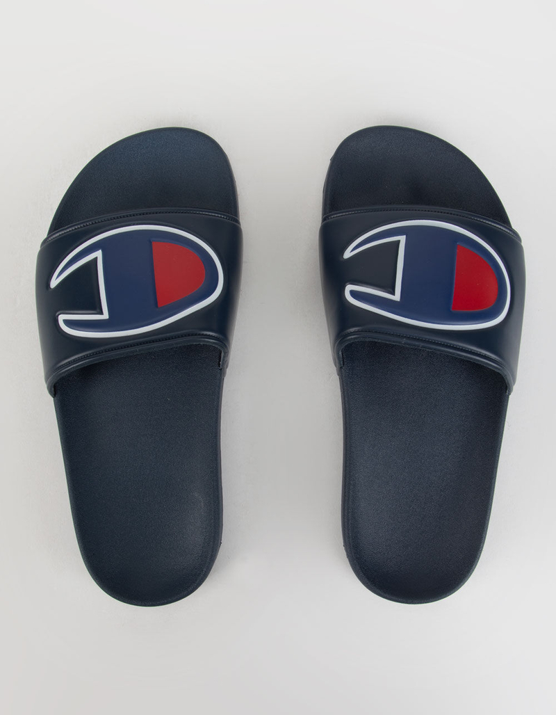 CHAMPION IPO Boys Navy Slide Sandals image number 1