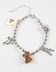 FULL TILT Bear/Bow/Ballet Charm Bracelet image number 3