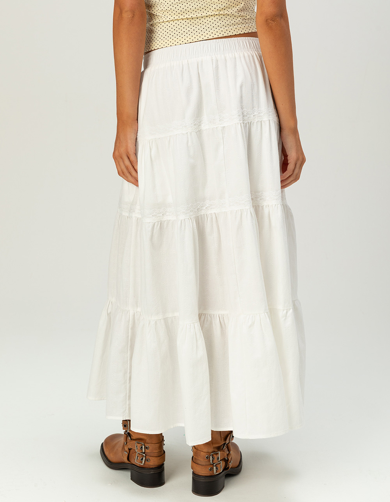 RSQ Womens Mid Rise Tiered Midi Skirt image number 3