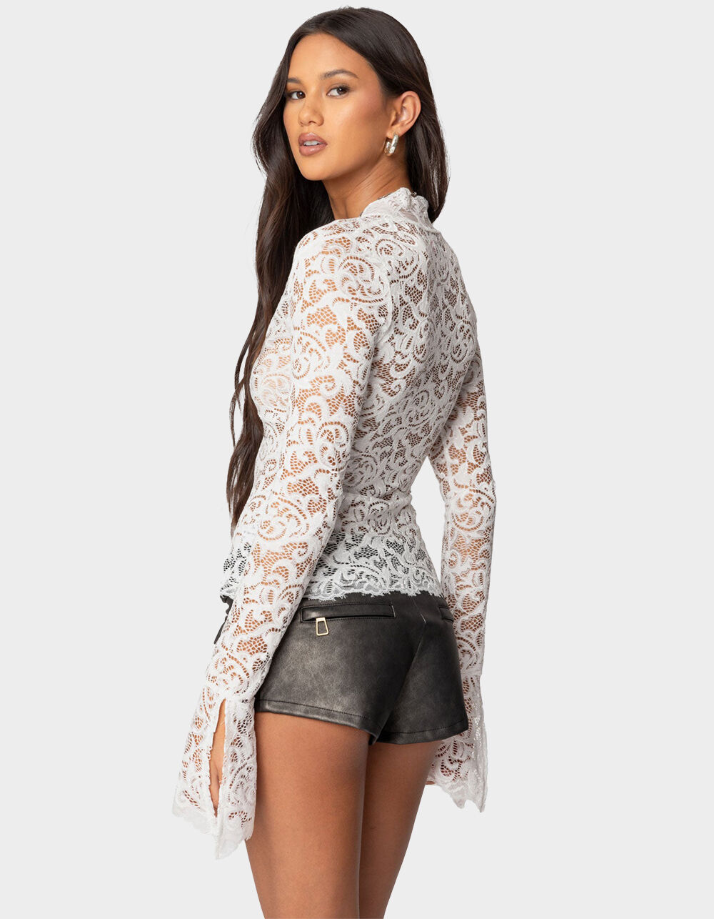 トップス S framed lace tops 0400021306789_SOFTMINT?wid=830