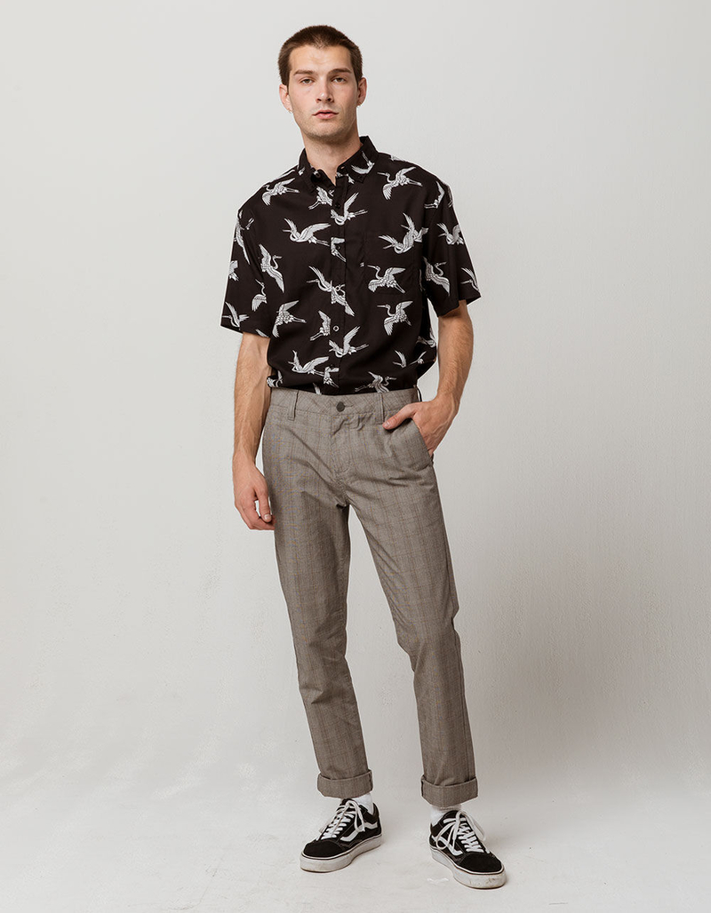 RSQ London Rigid Plaid Skinny Mens Chino Pants image number 1