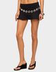 EDIKTED Pleated Chain Belt Mini Skort image number 1