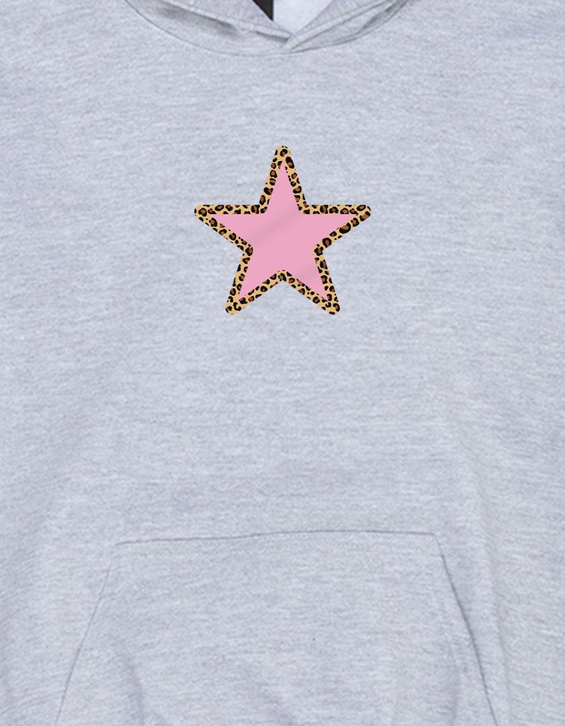 STAR Pink Cheetah Unisex Kids Hoodie image number 1
