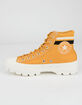 CONVERSE Lugged Varsity Chuck Taylor All Star Womens Yellow High Top Shoes image number 3