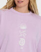 BILLABONG Echo Burnout Womens Oversized Crewneck Sweatshirt image number 5