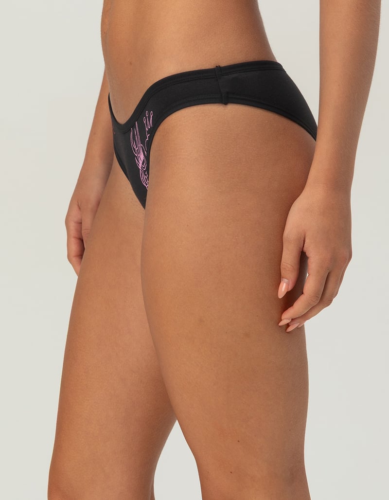 ED HARDY Ribbon Skull Cheeky Panties image number 3