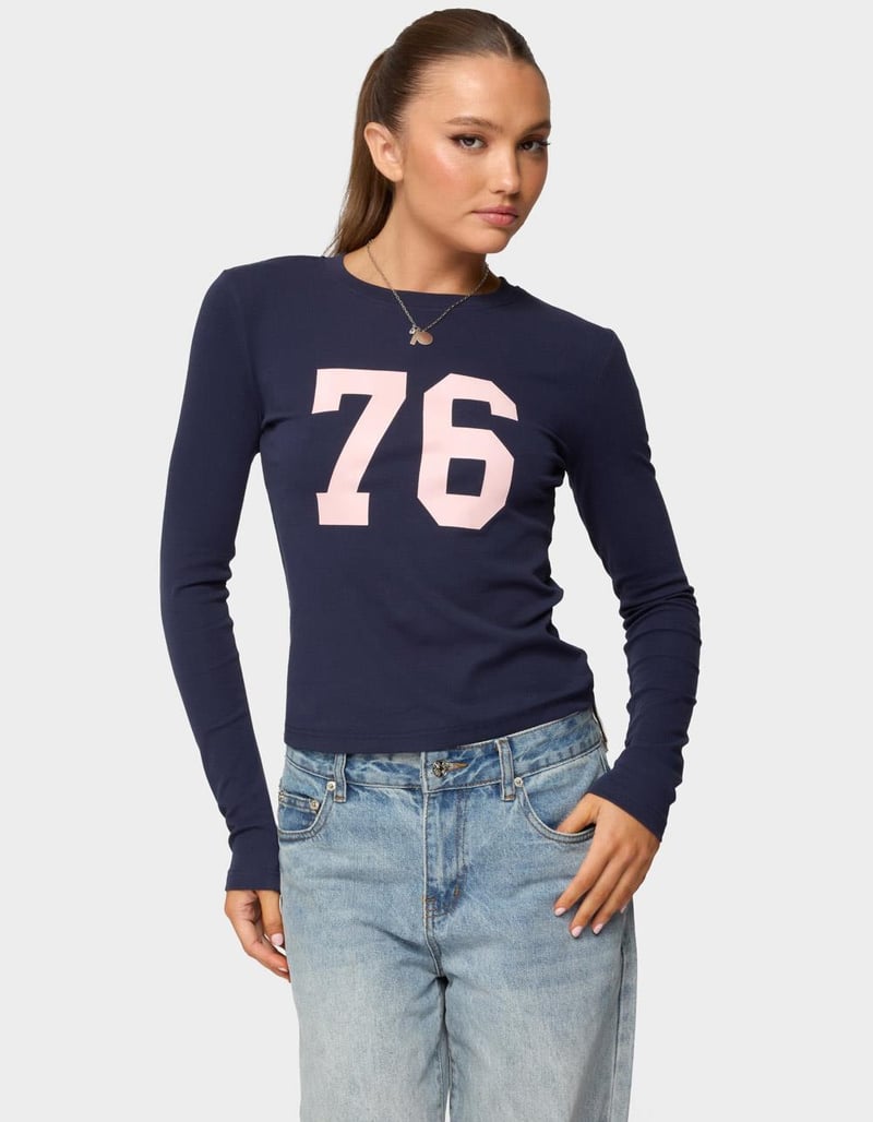 EDIKTED 76 Long Sleeve Tee image number 0