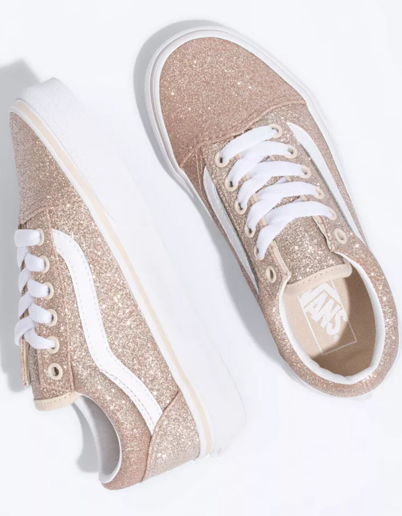 VANS Glitter Old Skool Juniors Shoes image number 2