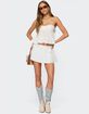 EDIKTED Dora Strapless Eyelet Babydoll Top image number 2