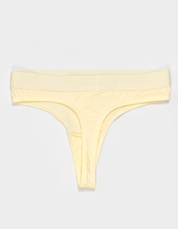 FULL TILT Waistband Cotton Thong Alternative Image