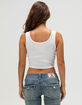 TRUE RELIGION x Bella Doña Crystal Womens Crop Tank Top image number 4