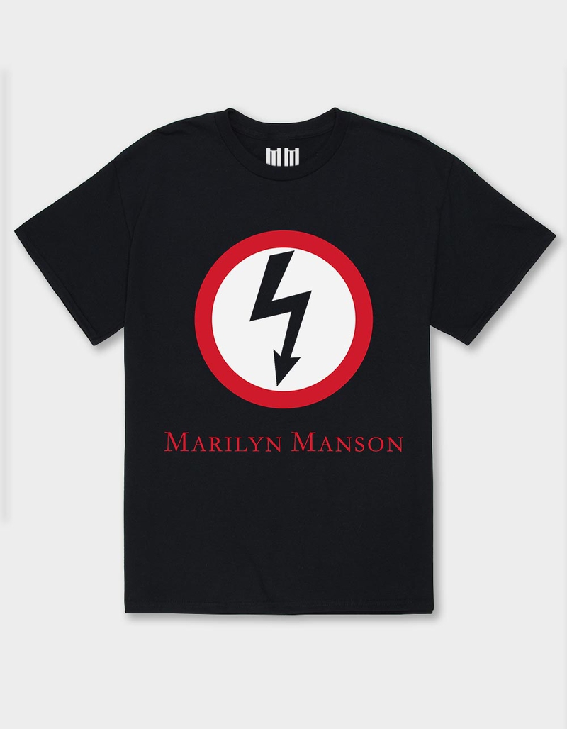 MARILYN MANSON Shock Logo Unisex Tee image number 0