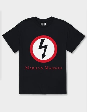 MARILYN MANSON Shock Logo Unisex Tee Primary Image