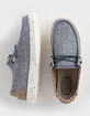 HEY DUDE Wendy Chambray Womens Slip On Shoes image number 5