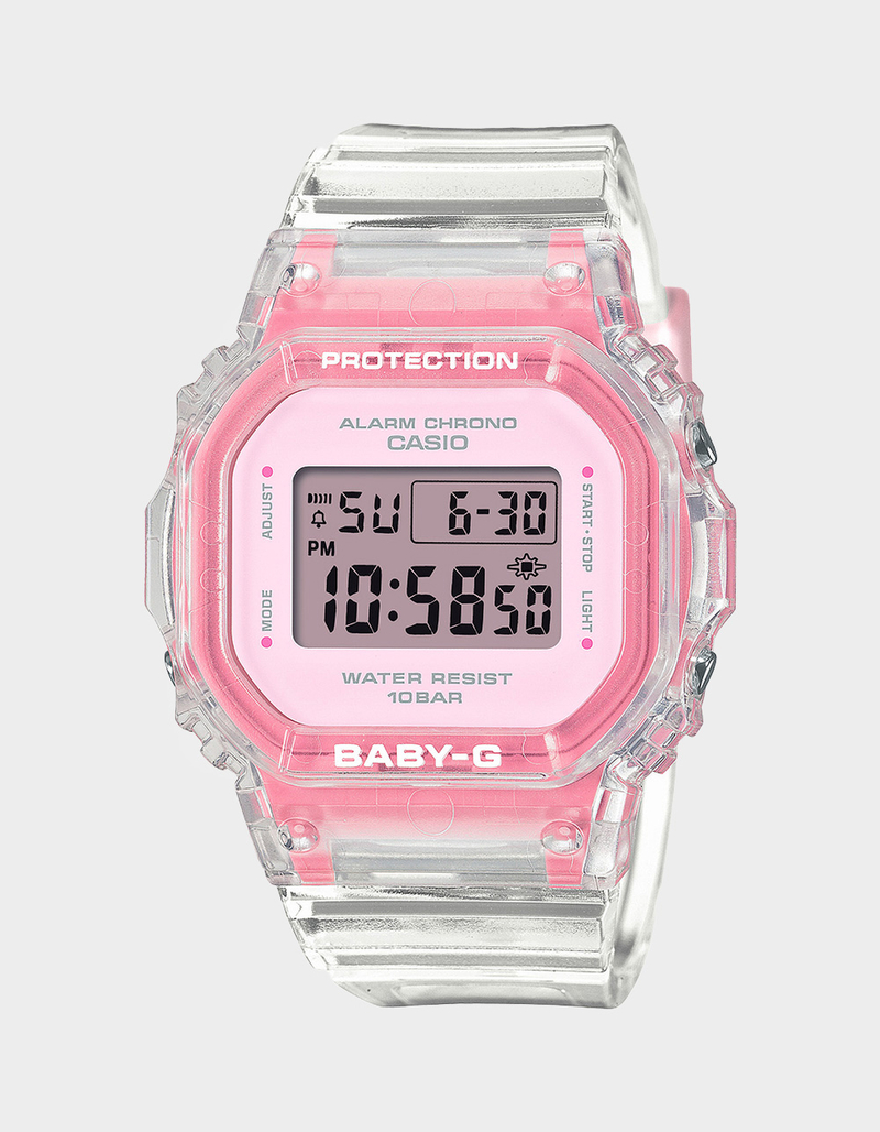 G-SHOCK BGD565SJ-7 Baby-G Watch - CLEAR/PINK | Tillys 