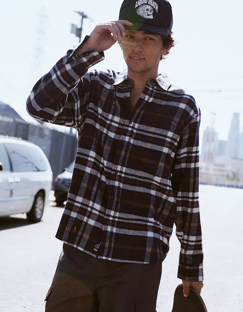 RSQ Mens Plaid Flannel image number 4