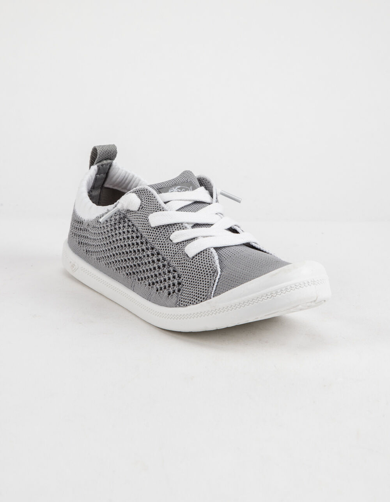 ROXY Bayshore Knit Grey Womens Shoes image number 1