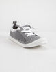 ROXY Bayshore Knit Grey Womens Shoes image number 2