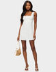 EDIKTED Citrina Lacey Striped Mini Dress image number 5