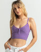FULL TILT Lace Trim Bra Cup Cami image number 1