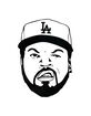 PRO AND HOP Most Wanted Ice Cube Sticker image number 1