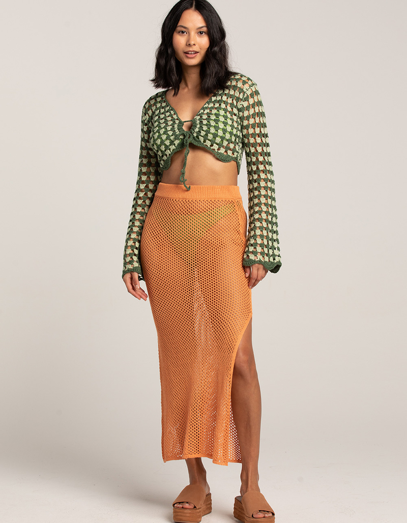 EMORY PARK Womens Crochet Sweater image number 4