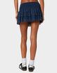 EDIKTED Scrunchy Ruffled Eyelet Mini Skirt image number 5