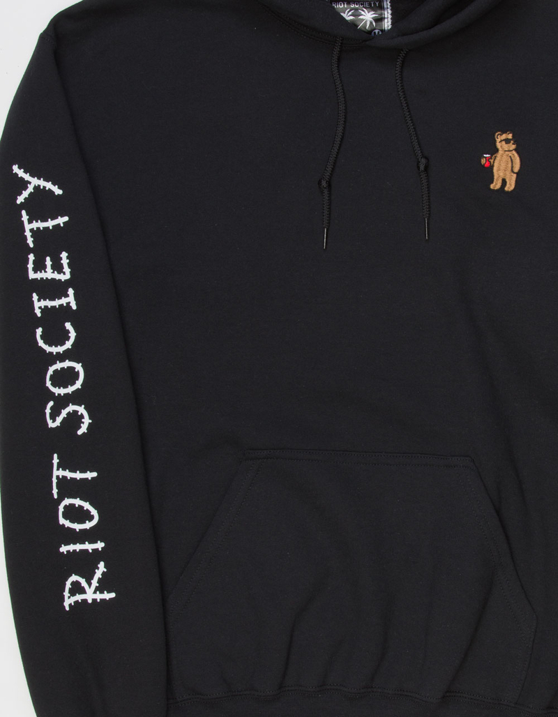 RIOT SOCIETY Riot Bear Mens Hoodie image number 1