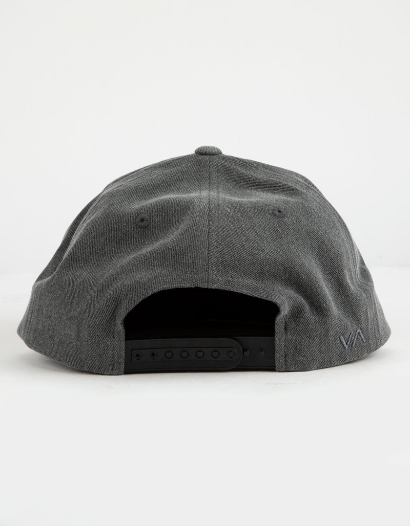 RVCA Navigate Washed Black Mens Snapback Hat image number 1