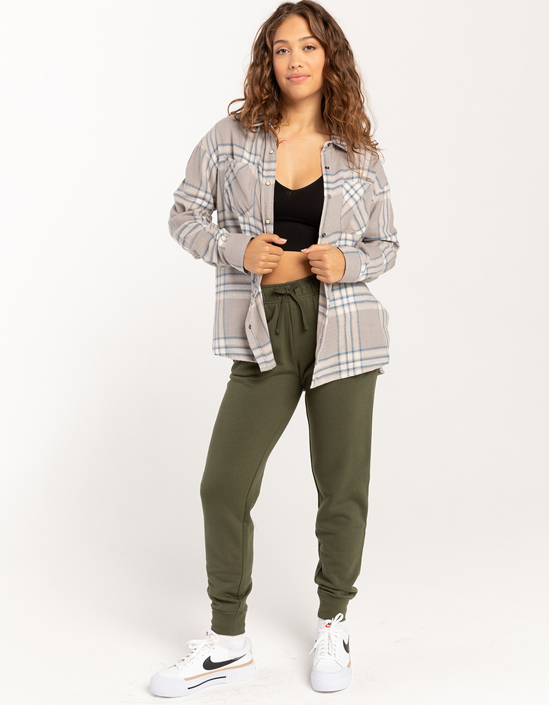 RSQ Womens Basic Flannel image number 4