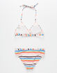 HOBIE Stripe Girls Bikini Set image number 2