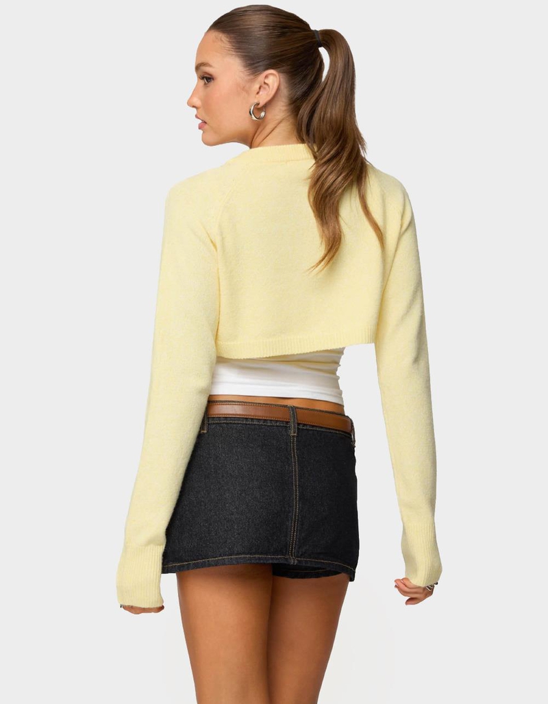 EDIKTED Morgynne Cropped Knit Cardigan image number 2