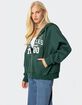EDIKTED 1980 Oversized Zip Up Hoodie image number 3