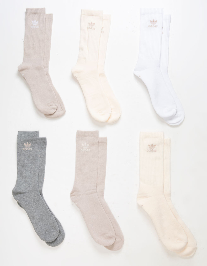 ADIDAS Originals Trefoil 6 Pack Mens Crew Socks image number 0