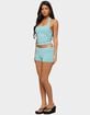 EDIKTED Delyla Striped Micro Shorts image number 5