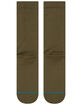 STANCE Icon Mens Green Crew Socks image number 3