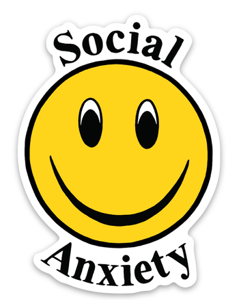 THE FOUND Social Anxiety Sticker Alternative Image