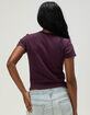 TILLYS Womens Stripe Ringer Tee image number 4