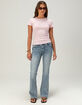 MISS ME Wing Mid Rise Womens Bootcut Jeans image number 1