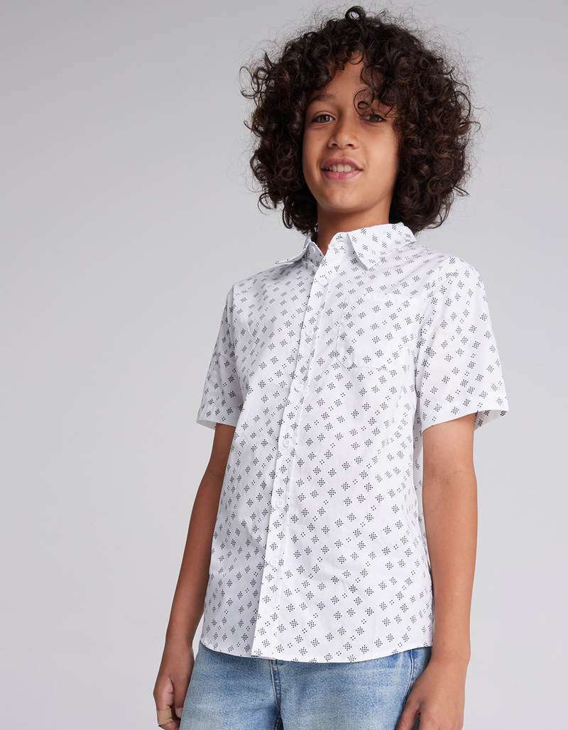 RSQ Boys Printed Button Down Shirt image number 0