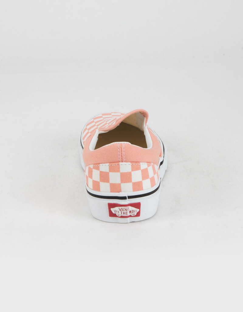 VANS Checkerboard Classic Slip-On Juniors Shoes image number 4