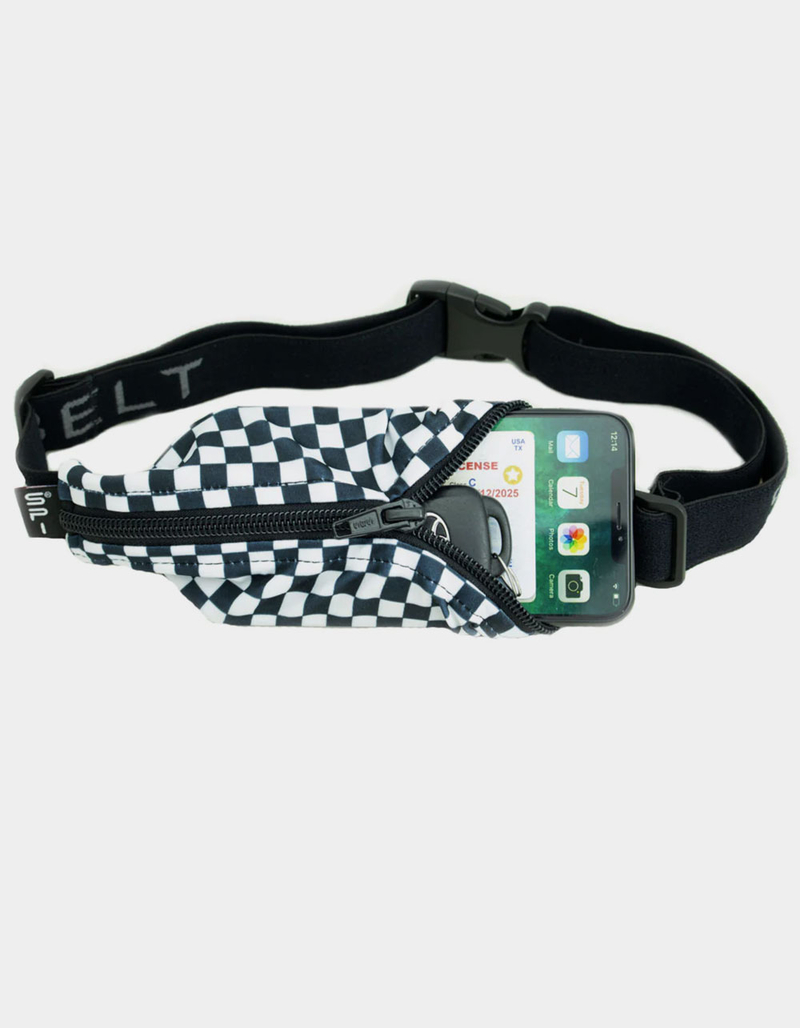 The SPIbelt Ollie Checker Running Belt image number 0