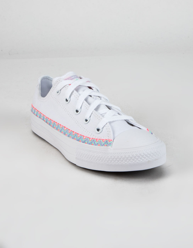 CONVERSE Friendship Bracelet Chuck Taylor All Star Girls Low Top Shoes image number 1