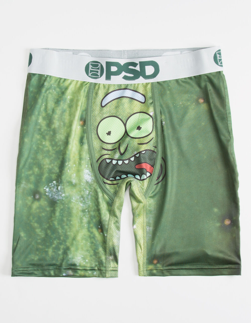 PSD x Rick And Morty Pickle Rick Mens Boxer Briefs image number 0