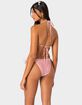 EDIKTED Contrast Polka Dot Triangle Bikini Top image number 5