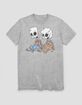 THE SIMPSONS Bart And Lisa Skeleton Unisex Tee image number 1
