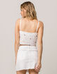 IVY & MAIN Embroidered Womens Crop Cami image number 3